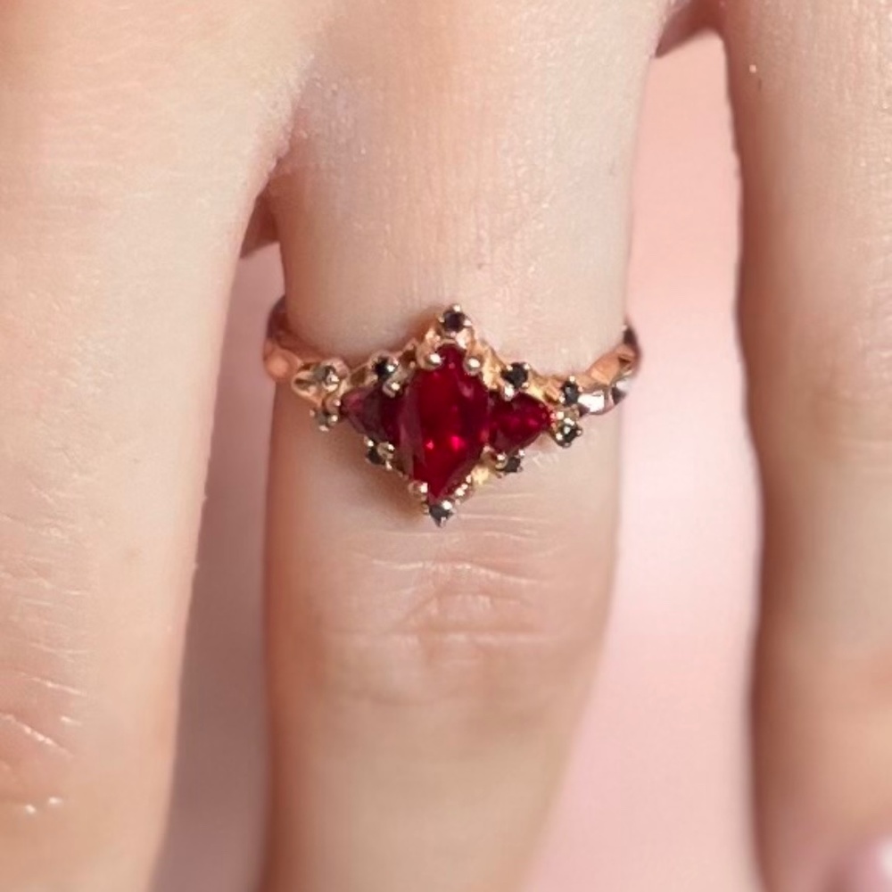 Ruby Engagement Ring - image 1